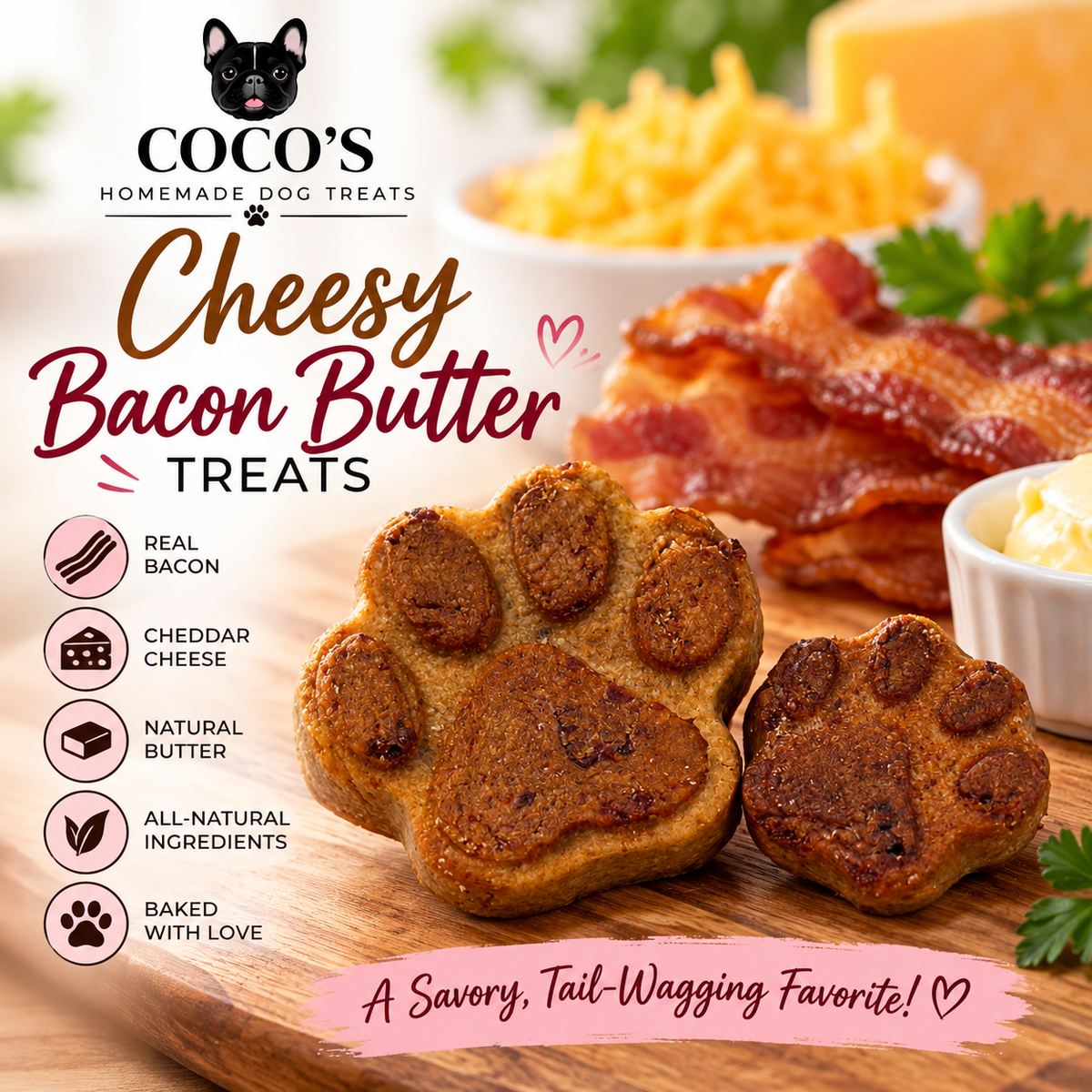 Cheesy BaconButter Paradise